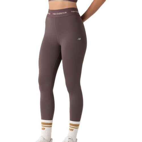 CALCA NEW BALANCE LEGGING SPORT ESSENTIALS WP51177B MARROM