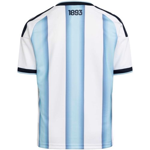CAMISETA ADIDAS ARGENTINA I INFANTIL KA8119 BRANCO AZUL PRET