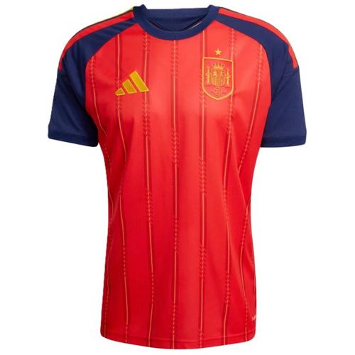 CAMISETA ADIDAS ESPANHA I JN4390 VERMELHO MARINHO