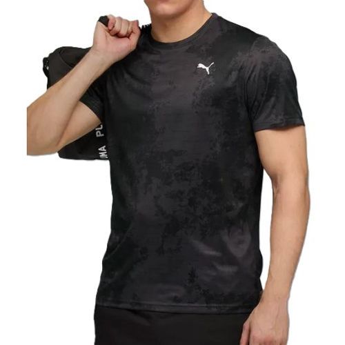 CAMISETA PUMA TAD ESSENTIALS AOP TEE 526718-51 PRETO