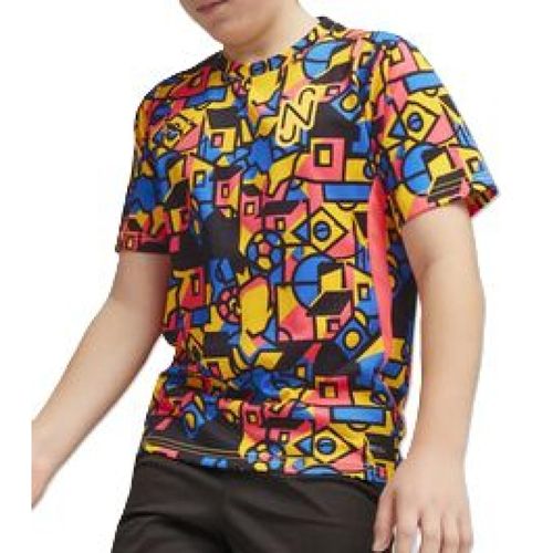 CAMISETA PUMA NEYMAR JR JERSEY JR 659216-01 PRETO MULTI