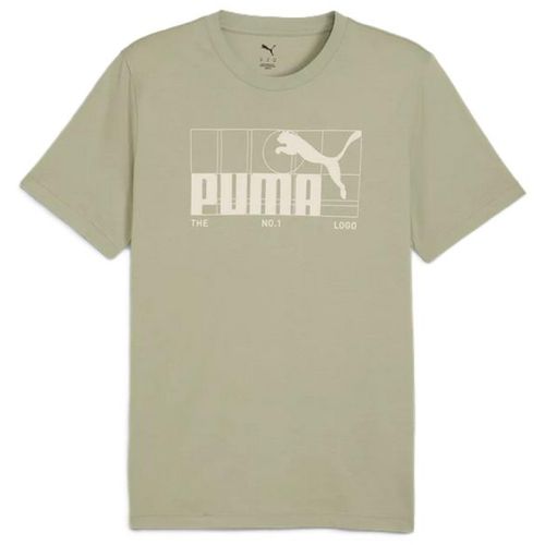 CAMISETA PUMA GRAPHIC TEE 688029-82 VERDE MILITAR