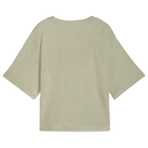 CAMISETA PUMA ESSENTIALS CROPPED TEE 684972-82 VERDE