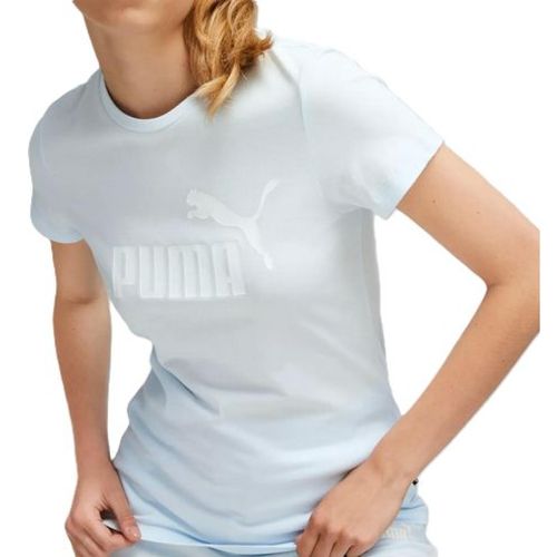 CAMISETA PUMA ESSENTIALS LOGO TEE 680768-11 BRANCO