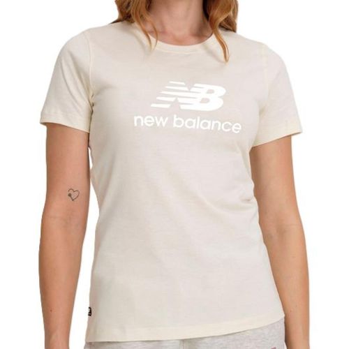CAMISETA NEW BALANCE ESSENTIALS WT41502B BEGE