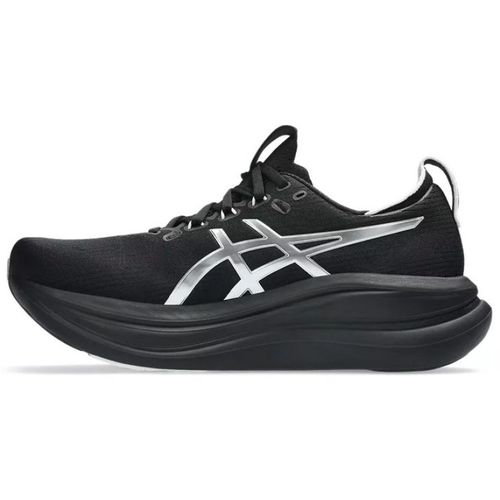 TENIS ASICS GEL NIMBUS 28 PLATINUM 1011C214.001 PRETO PRATA