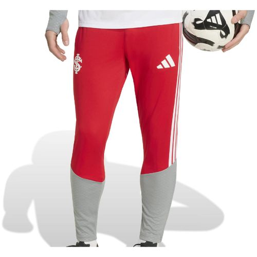 CALCA ADIDAS TREINO KR5125 VERMELHO CINZA