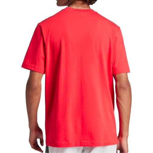 CAMISETA ADIDAS ESSENTIALS SINGLE JERSEY JF1095 VERMELHO