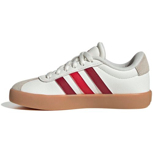 TENIS ADIDAS VL COURT 3.0 KIDS IH3946 BRANCO VERMELHO