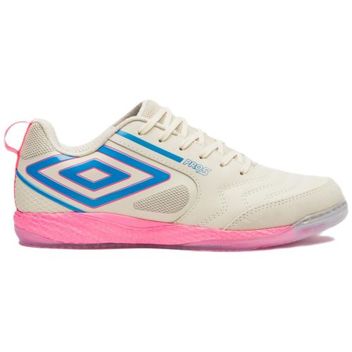 TENIS UMBRO FUTSAL PRO 5 BUMP U01FB041.230 BRANCO ROSA AZUL