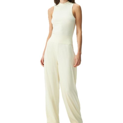 CALCA FILA MOLETOM WIDE ESSENTIALS RIB F12L02002.3669 CREME