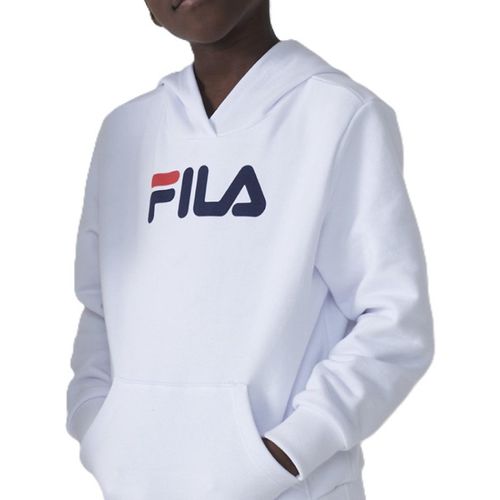 CASACO FILA MOLETOM REGULAR FLOW F110K001.340 BRANCO AZUL