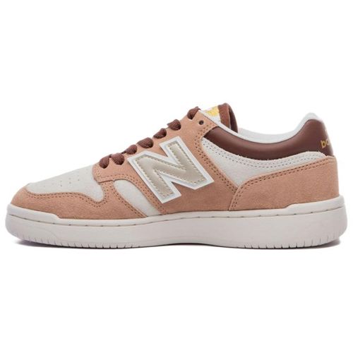 TENIS NEW BALANCE 480 LOW U480L7HO BEGE DOURADO