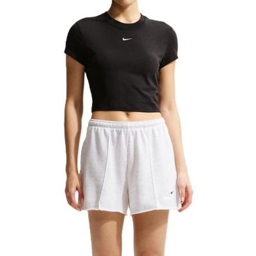 CAMISETA NIKE CHILL KNIT CROPPED HF9538-013 PRETO