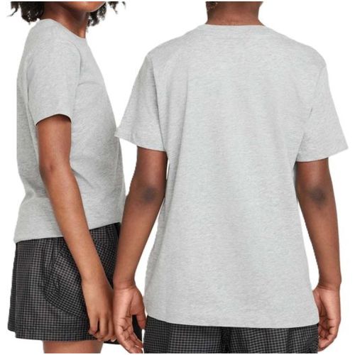 CAMISETA NIKE K NSW TEE FZ5177-063 CINZA