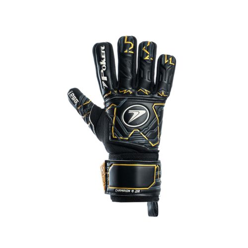 LUVA POKER CAMPO CHAMPION 9 JR 01161PDP PRETO DOURADO