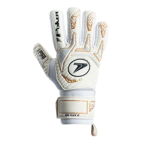 LUVA POKER CAMPO HUG FLEX 5 01160BDD BRANCO DOURADO