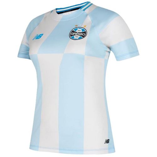 CAMISETA NEW BALANCE GREMIO AWAY FEM 2026 WT831861 AZUL CLAR