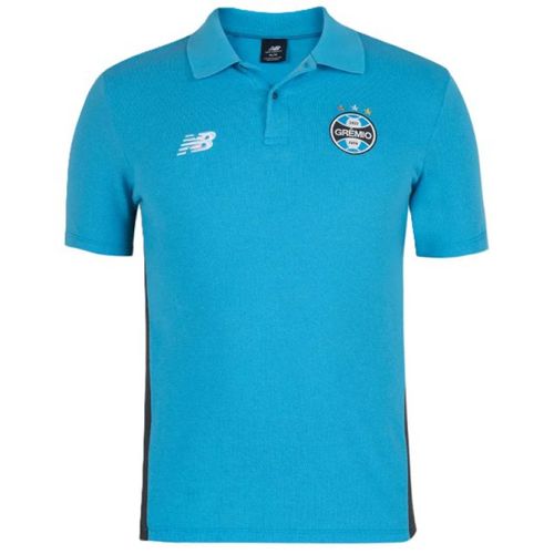 CAMISETA NEW BALANCE POLO VIAGEM GREMIO 2026 MT831887 CELEST