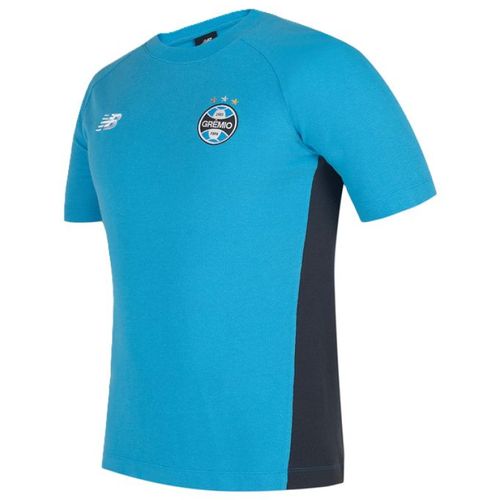 CAMISETA NEW BALANCE VIAGEM GREMIO 2026 MT831889 CELESTE