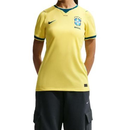 CAMISETA NIKE CBF DF SS STAD IB5280-724 AMARELO VERDE