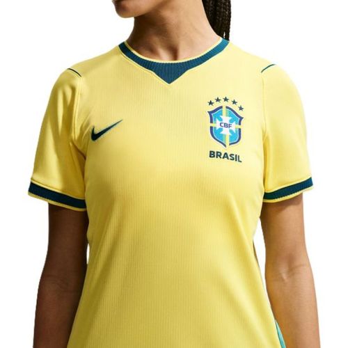 CAMISETA NIKE CBF DF SS STAD IB5280-724 AMARELO VERDE