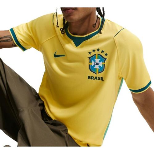CAMISETA NIKE CBF DF SS STAD IF7054-724 AMARELO VERDE