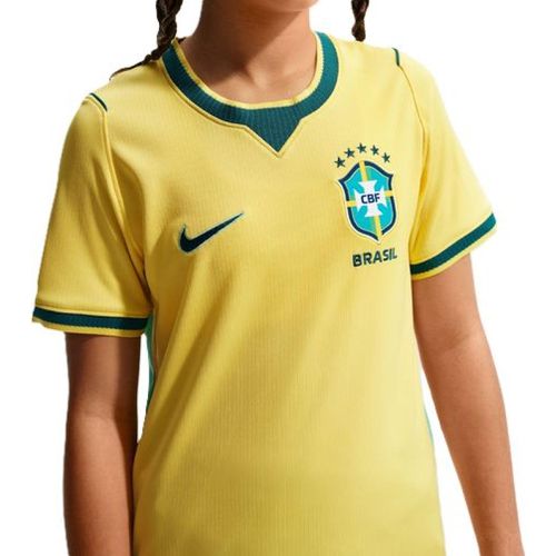 CAMISETA NIKE BRASIL 2026/27 I INF. IO2231-724 AMARELO VERDE