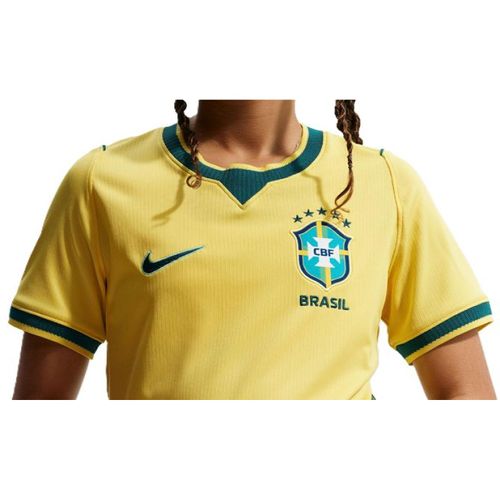 CAMISETA NIKE BRASIL 2026/27 I INF. IO2231-724 AMARELO VERDE
