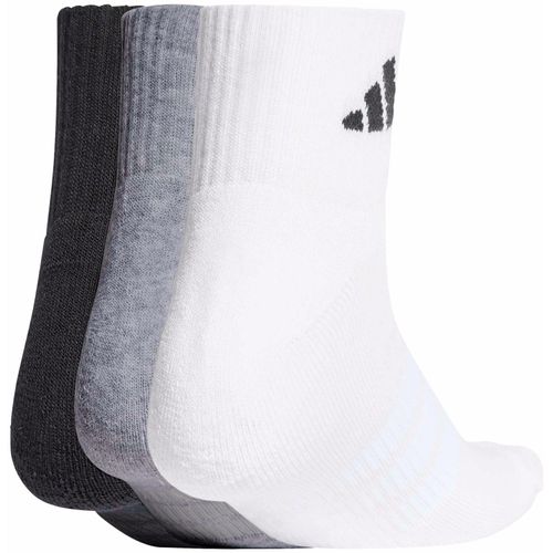 KIT MEIA ADIDAS CUSHIONED SPORTSWEAR KC9631 PRETO CINZ