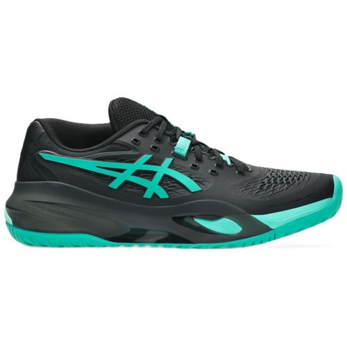 TENIS ASICS GEL-RESOLUTION X 1041A481.003 PRETO VERDE