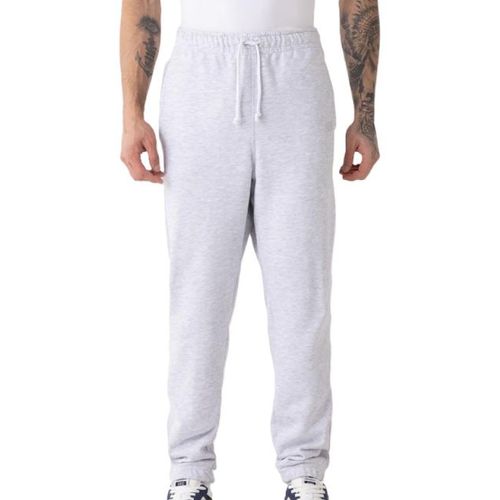 CALCA NEW BALANCE MOLETOM ATHLETICS MP41508B BRANCO