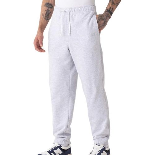 CALCA NEW BALANCE MOLETOM ATHLETICS MP41508B BRANCO