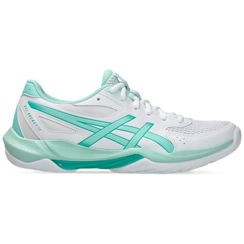 TENIS ASICS GEL ROCKET 12 1072A119.104 BRANCO VERDE
