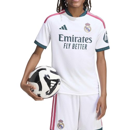 CAMISETA ADIDAS REAL MADRID JR KC3993 BRANCO