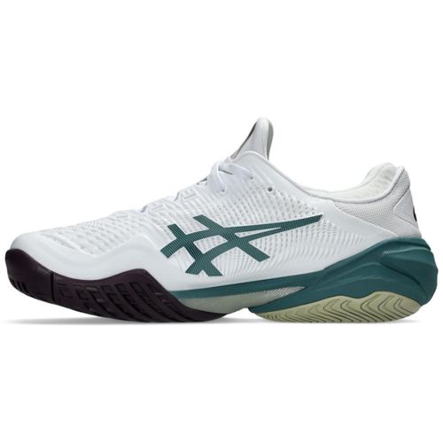 TENIS ASICS COURT FF 3 1041A370.107 BRANCO VERDE