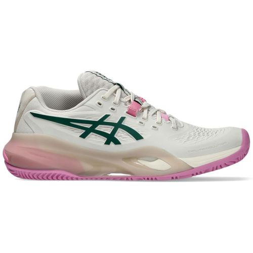 TENIS ASICS GEL-RESOLUTION X PADEL 1042A285.250 BRANCO ROSA