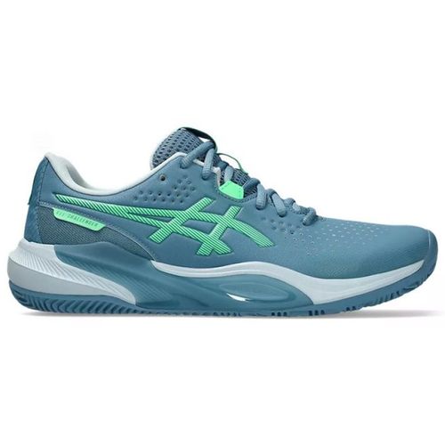 TENIS ASICS GEL CHALLENGER 15 PADEL 1041A511.400 AZUL VERDE