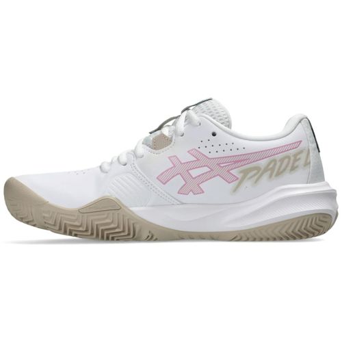 TENIS ASICS GEL CHALLENGER 15 PADEL 1042A296.102 BRANCO ROSA