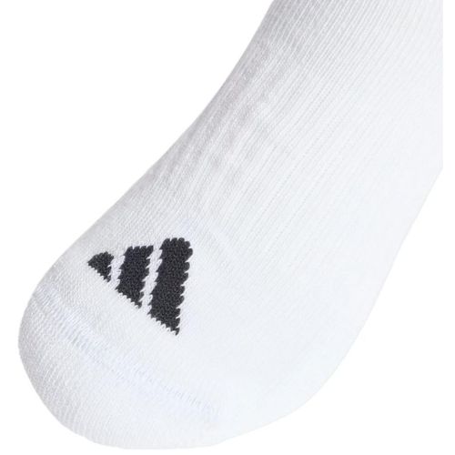 KIT MEIA ADIDAS TRES LISTRAS INF. JZ0531 BRANCO PRETO