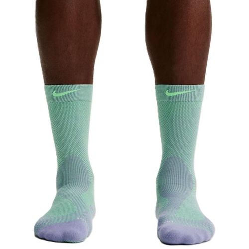 MEIA NIKE FAST LIGHTWEIGHT CREW HV6919-506 VERDE VIOLETA