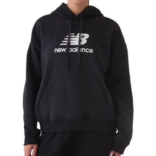 CASACO NEW BALANCE MOLETOM FELPA ESSENTIALS WT31533B PRETO