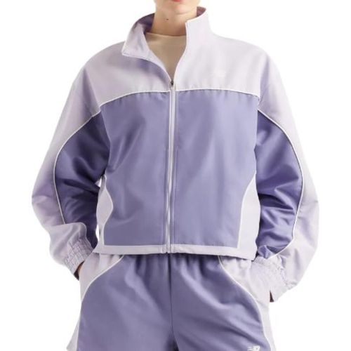 JAQUETA NEW BALANCE TRACKSIDE WOVEN WJ6279FY VIOLETA