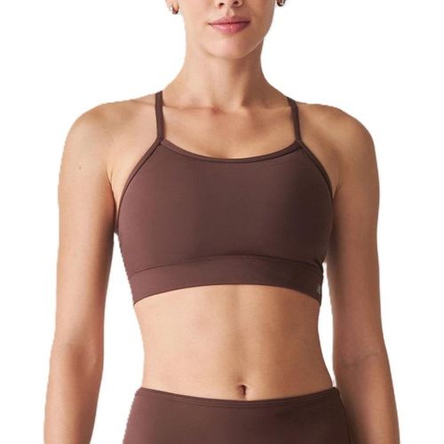 TOP NEW BALANCE YOGA WB51039B MARROM BARRO