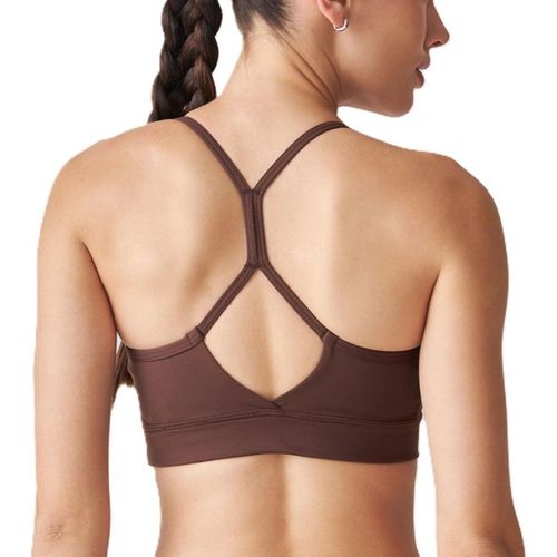 TOP NEW BALANCE YOGA WB51039B MARROM BARRO