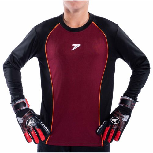 CAMISETA POKER GOLEIRO ML REPRISE JR 04497PTBD PRETO BORDO