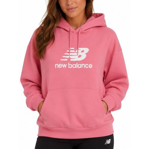 CASACO NEW BALANCE MOLETOM FELPA ESSENTIALS WT31533B ROSA
