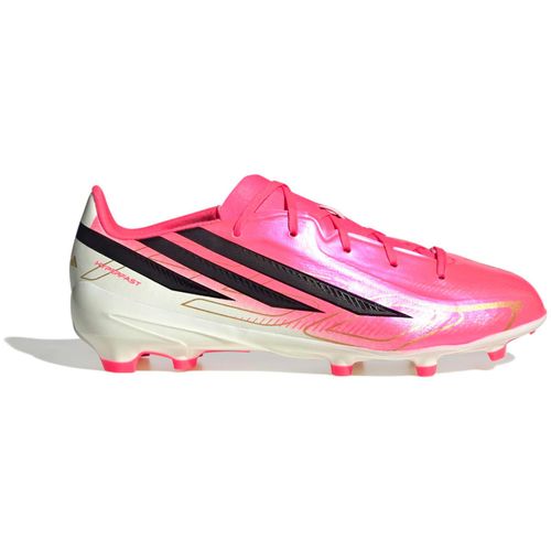 CHUTEIRA ADIDAS CAMPO F50 HYPERFAST LEAGUE HQ5161 ROSA BRANC