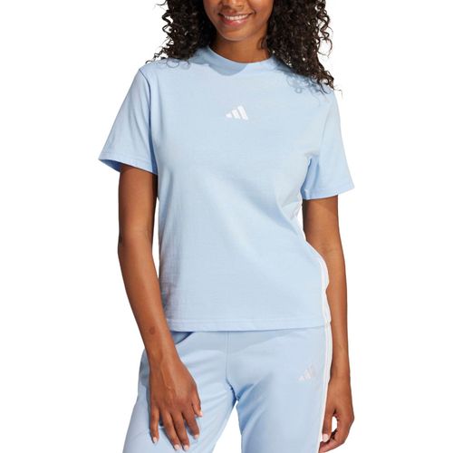 CAMISETA ADIDAS 3 LISTRAS JE1227 AZUL CLARO