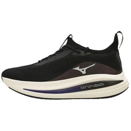 TENIS MIZUNO NEO AURA KNIT 101114114-PRET90 PRETO BRANCO